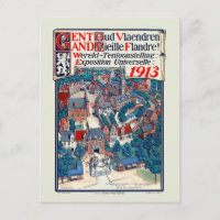 1913 Weltausstellung Gent Old Flanders Historisch