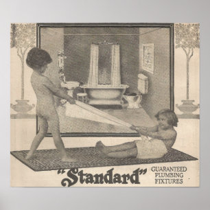 1913 Werbung für Bath-Spiele Poster