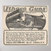1913 Werbung für Ithaca-Waffen Poster (Vorne)