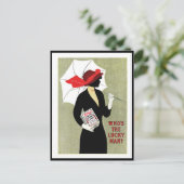 1914 ART DECO "LUCKY MAN" CORN FLAKES ADV POSTKARTE (Stehend Vorderseite)