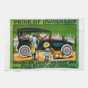 1914 Chandler Automobil Poster Handtuch