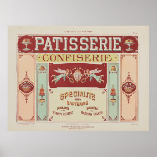 1914 Charayron Pochoir Kunst Ornament Pl05 Poster