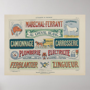 1914 Charayron Pochoir Kunst Ornament Pl22 Poster