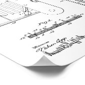 1914 Faltkamera Patent Art Zeichnend Druck Poster (Ecke)