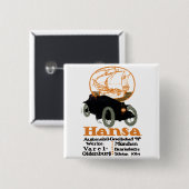 1914 Hansa Automobile Button (Vorne & Hinten)