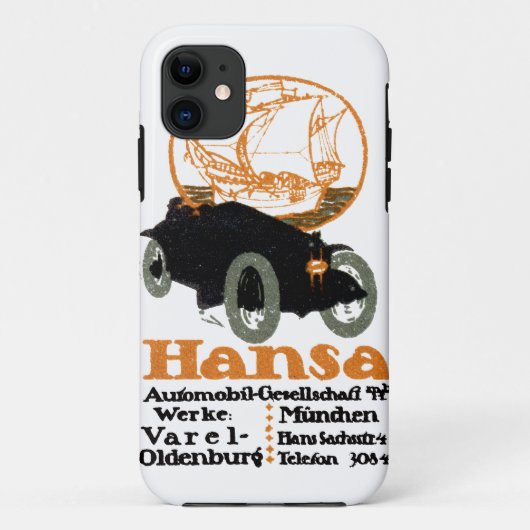 1914 Hansa Automobile Case-Mate iPhone Hülle (Rückseite)