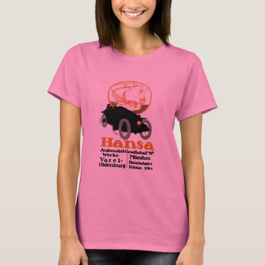 1914 Hansa Automobile T-Shirt (Vorderseite)