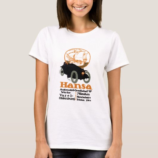 1914 Hansa Automobile T-Shirt (Vorderseite)