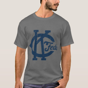 1914 Kansas City Feds Defunct Vintage auf Deutsch T-Shirt