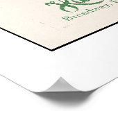 1914 Karte, Madera to Coarse Gold Poster (Ecke)