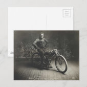 1914 Motorrad-Rekord Norton Kansas Postkarte (Vorne/Hinten)