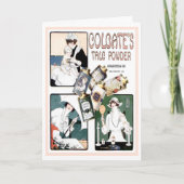 1914! "PAMPER YOURSELF" WERBUNG GREETING KARTE (Vorderseite)