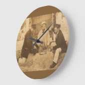 1914 Spaß am Strand in Deutschland RPPC Große Wanduhr (Winkel)