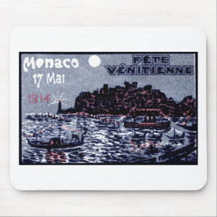 1914 Venezianisches Festival von Monaco Mousepad