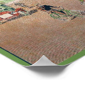 1914 Vintag Sears Bicycle Ad Art Poster (Ecke)