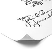 1914 Vintage Flugzeugpatentkunst Zeichnend Druck Poster (Ecke)