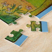 1914 zwei Hunde und eine kleine weiße Katze Puzzle (Seite)