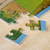 1914 zwei Hunde und eine kleine weiße Katze Puzzle (Seite)