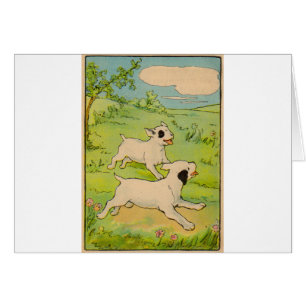 1914 zwei laufende Hunde