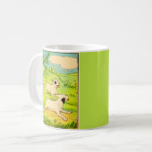 1914 zwei laufende Hunde Kaffeetasse (Vorderseite Links)
