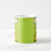 1914 zwei laufende Hunde Kaffeetasse (Mittel)