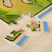 1914 zwei laufende Hunde Puzzle (Seite)