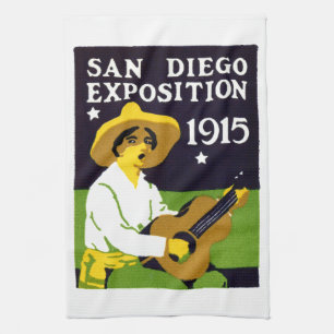 1915 Ausstellung in San Diego Geschirrtuch