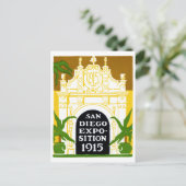 1915 Ausstellung in San Diego Postkarte (Stehend Vorderseite)