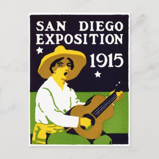 1915 Ausstellung in San Diego Postkarte (Vorderseite)