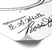 1915 Entwurf des Bikerstrahls Art Print Poster (Ecke)