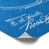 1915 Entwurf des Bikerstrahls Art Print Poster (Ecke)