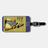 1915 genießt Marco Polo Tea Gepäckanhänger (Vorderseite horizontal)