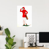 1915 Golf Print Poster (Heimbüro)