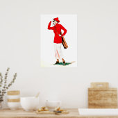 1915 Golf Print Poster (Küche)