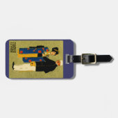 1915 Marco Polo Tea Gepäckanhänger (Vorderseite horizontal)