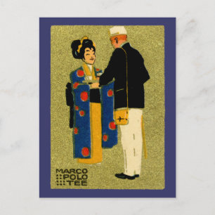 1915 Marco Polo Tee Postkarte