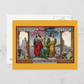 1915 Panama Pacific International Exposition Postkarte (Vorne/Hinten)