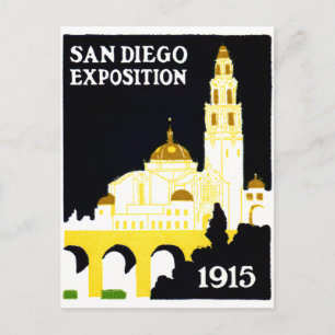1915 San Diego Ausstellung Postkarte