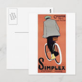 1915 Simplex Plakat Postkarte (Vorne/Hinten)