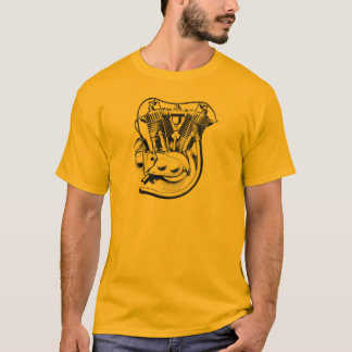 1915 V-Twin-Vintage-Motorrad-T-Shirt T-Shirt