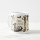 1916 Ad PINEHURST, NC Golf Tourist Destination Kaffeetasse (Vorderseite Links)