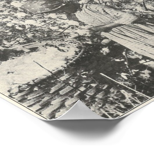 1916 Baumwolle pflücken Poster (Ecke)