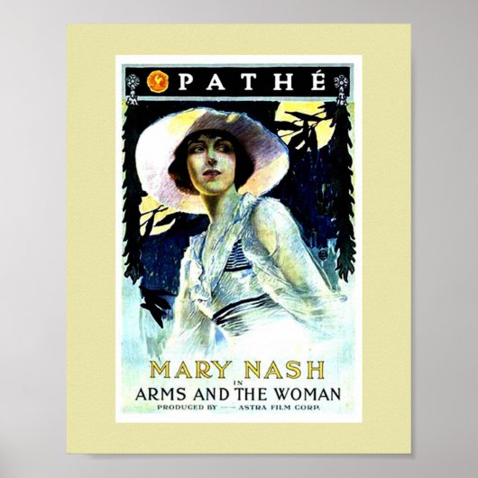 1916 Filmwaffen und die Frau Poster (Vorne)