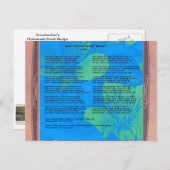 1916 hausgemachtes Brot Rezept Postkarte (Vorne/Hinten)