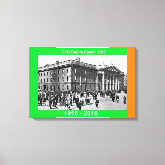 1916 irisches Bild für verpackte Leinwand (Vorderseite)
