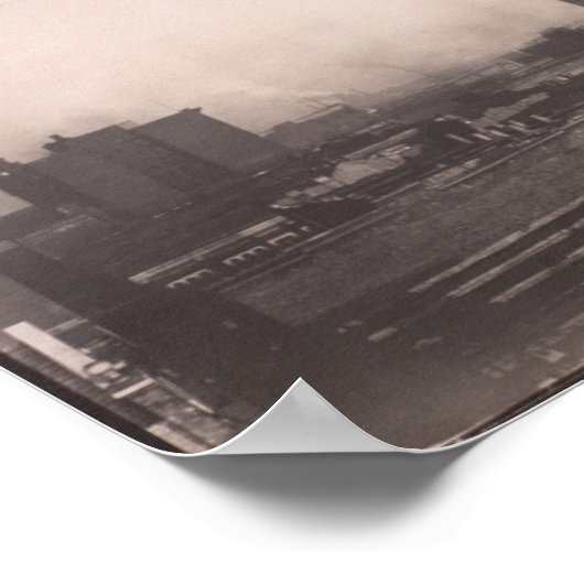 1916 Panoramablick, Birmingham AL Yard Long Foto Poster (Ecke)