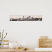 1916 Skyline View, Birmingham, AL Yard Long Foto Poster (Küche)
