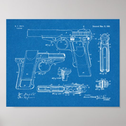 1916 Smith und Patentkunst Zeichnend Printwerbung Poster (Vorne)