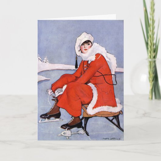 1916 Vintager modischer Skater Karte (Vorderseite)