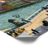 1916 Wasserarelle Salzburg Staat Bridge Poster (Ecke)